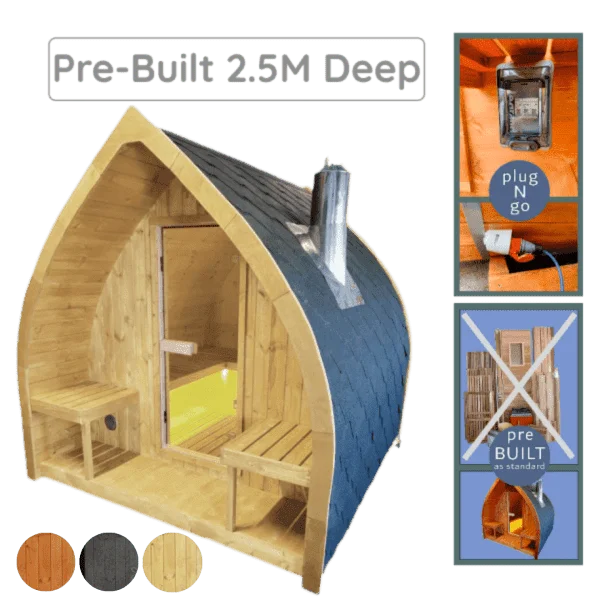 Leaf 2.5m Sauna