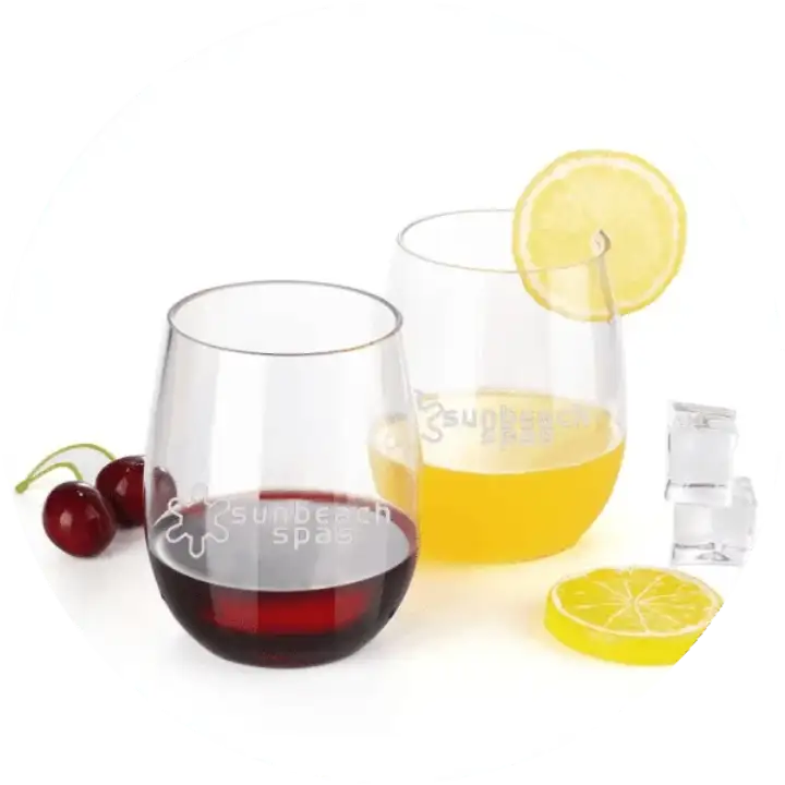 Sunbeach Spas Shatter Resistant Clear Spa Glass / Cups